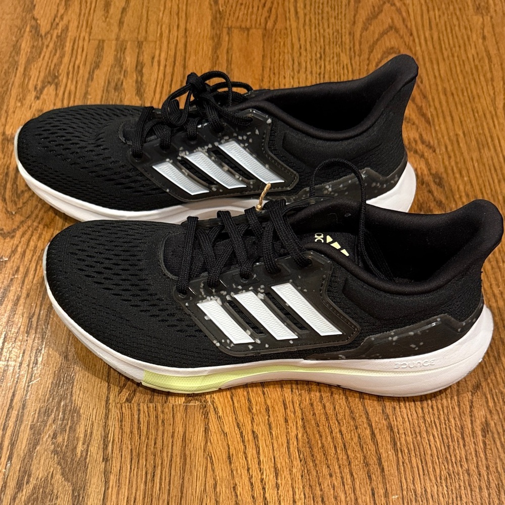 Adidas Black and White Athletic Sneakers